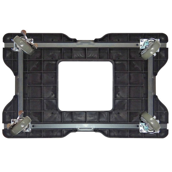 SNAP-LOC 1,500 lb Industrial Strength E-Track Panel Cart Dolly Black