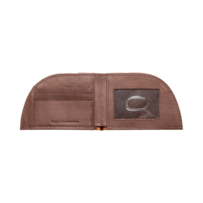 American Bison Leather Front Pocket Wallet