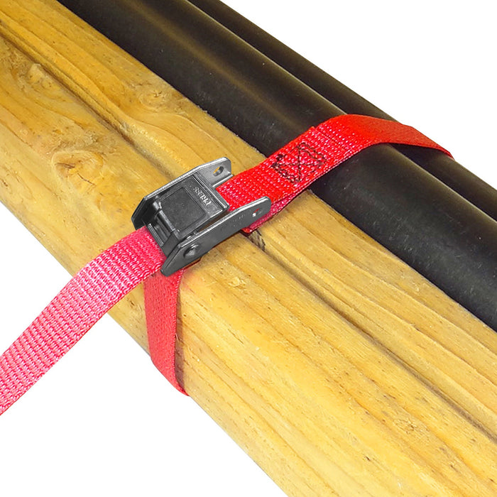 1" x 2' CINCH STRAP TIE-DOWN with CAM 1500 lb 2 PACK