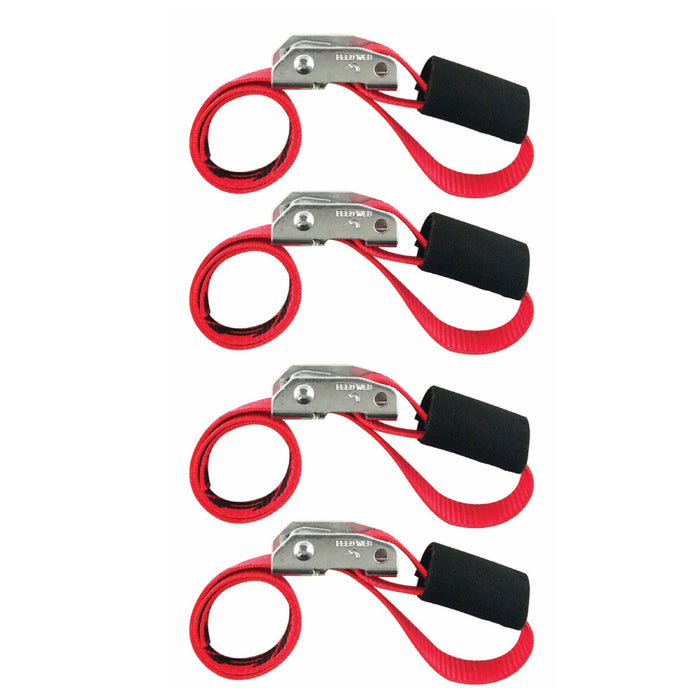 1" x 2' CINCH STRAP TIE-DOWN with CAM 1500 lb 2 PACK