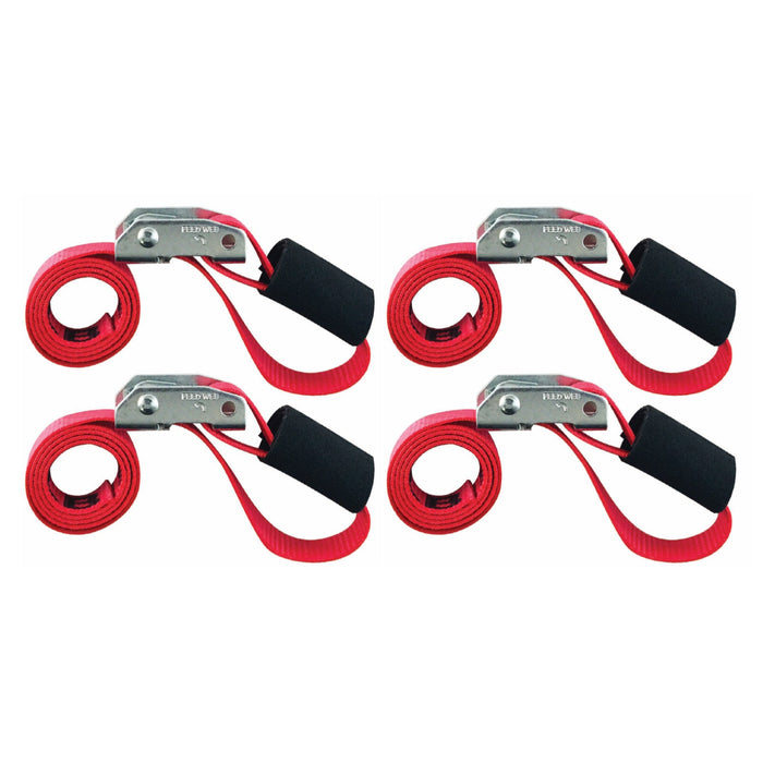 SNAP-LOC 1 in x 3 ft Cinch Strap Cam Tie-Down 1,500 lb 2-Pack