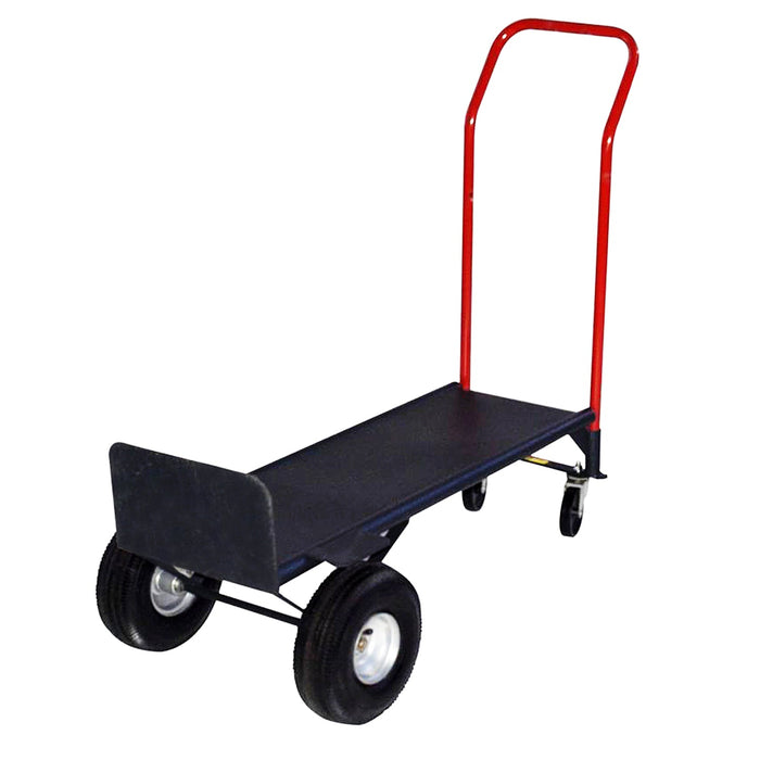 SNAP-LOC 800 lb Hand Truck Cart with Convertible Platform and 10" Tires
