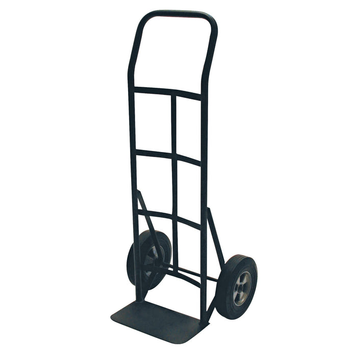 SNAP-LOC 800 lb Hand Truck Cart with Flat Bar Handle and 10" Solid Rubber Tires
