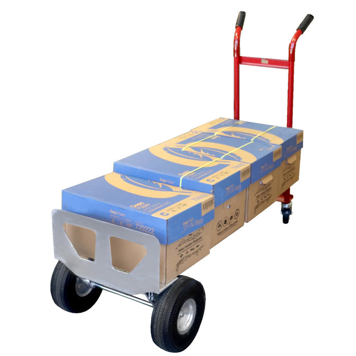 SNAP-LOC 800 lb Hand Truck Cart with Expandable Convertible Platform and 10" Tires