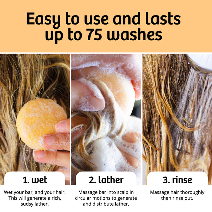 Mighty Mango Moisturizing Shampoo Bar