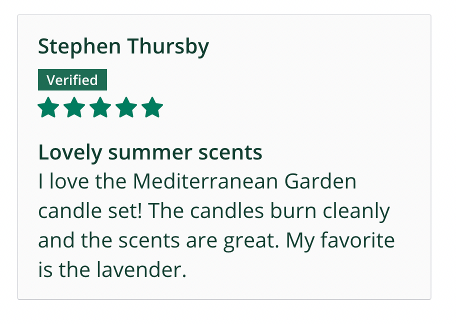 Lavender Fields Scented Soy Candle