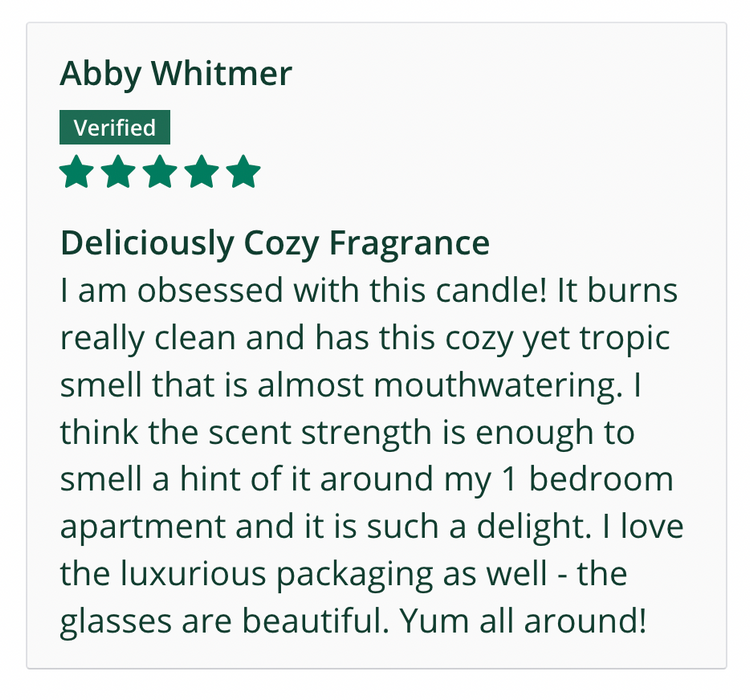 White Sand Beach Scented Soy Candle