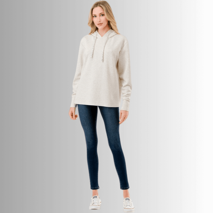 Sparkle Drawstring Hoodie
