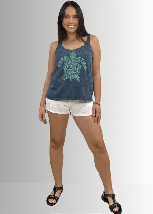 Sea Turtle Premium Cotton Tank Top