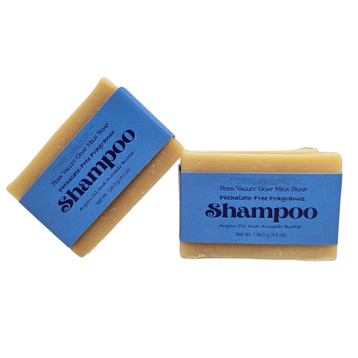 Handmade Goat Milk Shampoo Bar |  Argan Oil & Avocado Butter | For Him