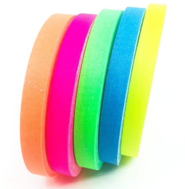 Spike Tape, 5-Pack (1/2 In x 20 Yds per roll)-Multi-Color