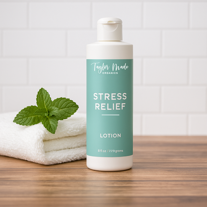 Stress Relief Organic Lotion | lightweight + non-greasy