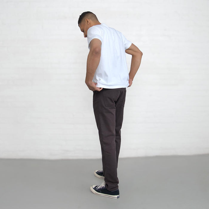 100% Cotton Tailored Fit Espresso