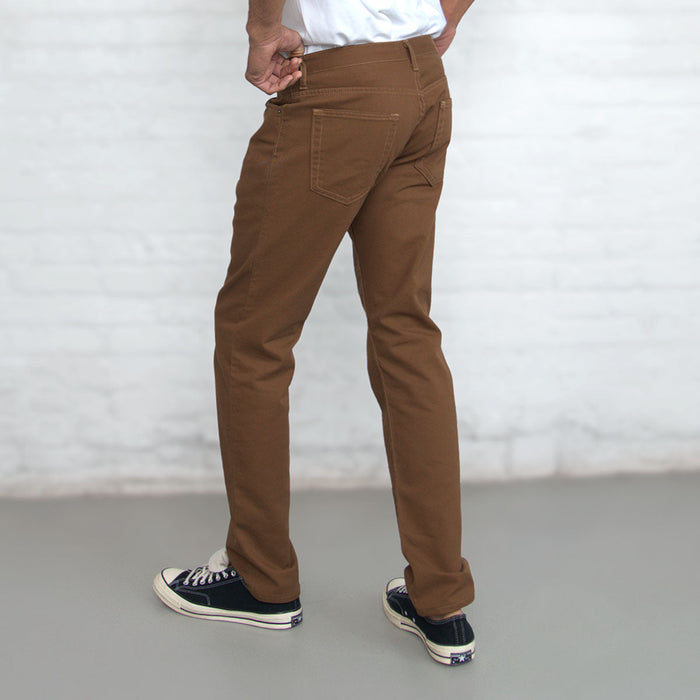 100% Cotton Tailored Fit Brown