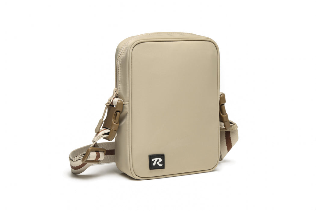 Martha  | Khaki Nylon + Neutral Stripe Webbed Strap