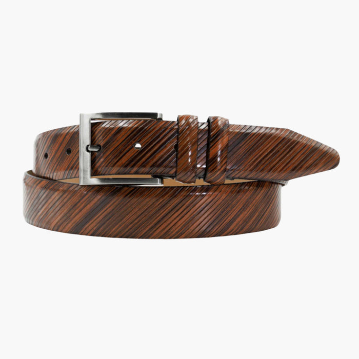 The Beveled Edge Cognac | 1.3" Width