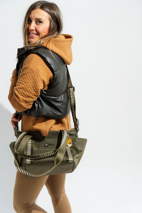 Mattie Large | Black Nylon Satchel