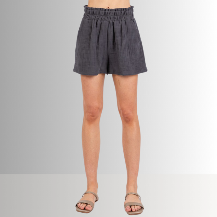 Triple Cotton Gauze Shorts