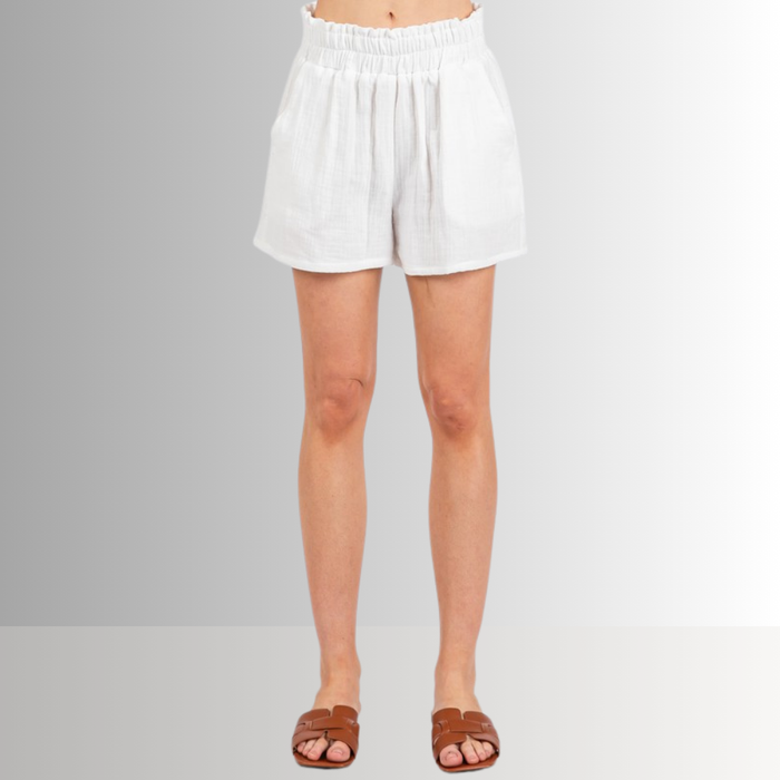 Triple Cotton Gauze Shorts
