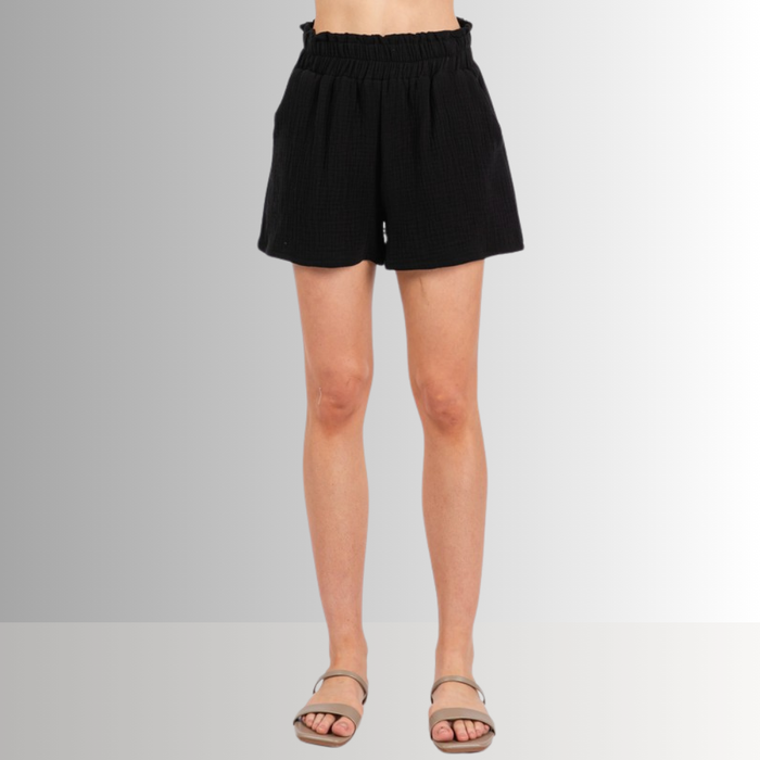 Triple Cotton Gauze Shorts
