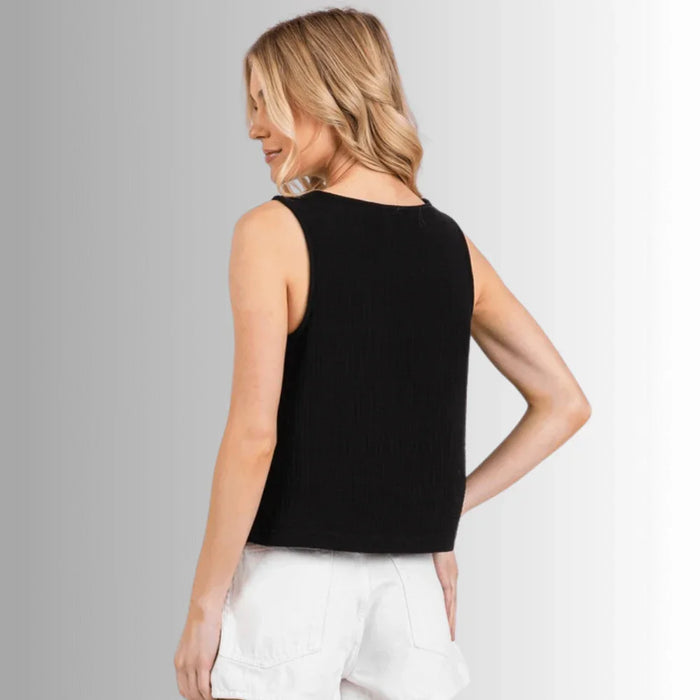 Triple Cotton Gauze Top