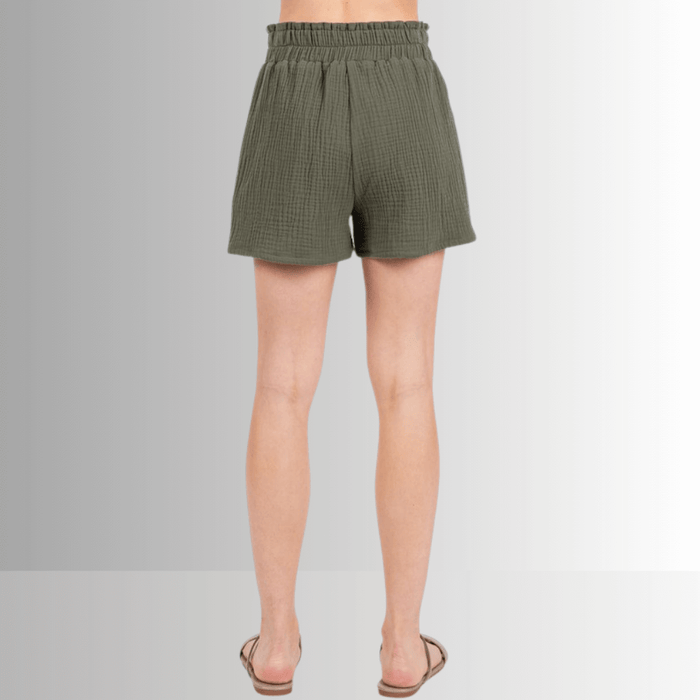 Triple Cotton Gauze Shorts