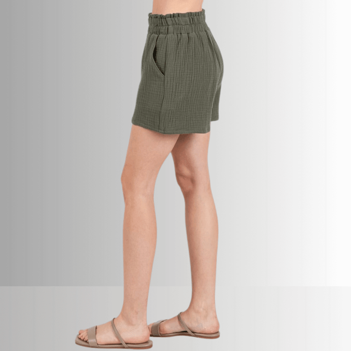 Triple Cotton Gauze Shorts