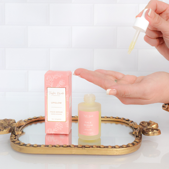 UpGlow Organic Face Serum | Collagen | Hyaluronic Acid