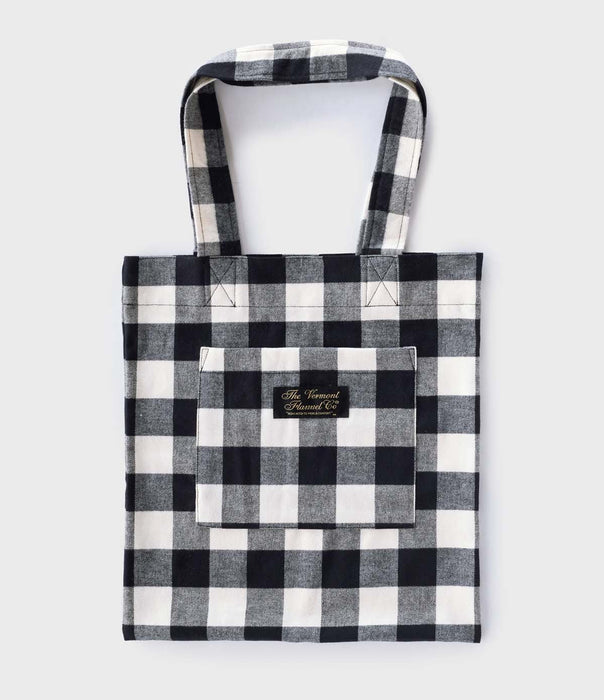 Flannel Tote Bag  - Upcountry Check