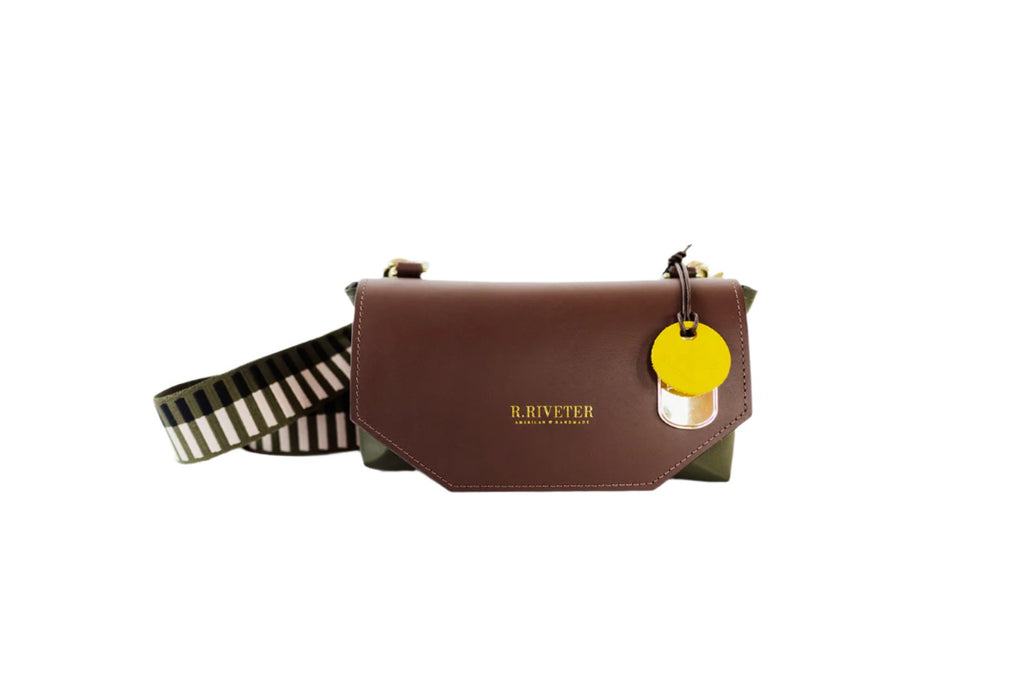 Whittle | Fatigue Nylon + Brown Leather