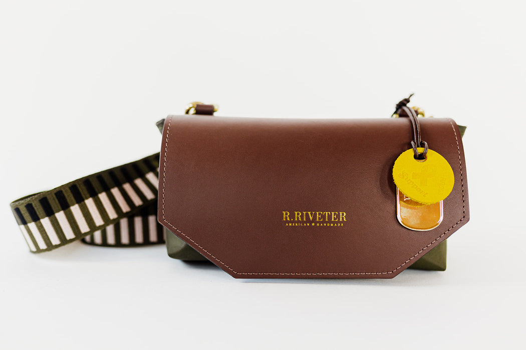 Whittle | Fatigue Nylon + Brown Leather