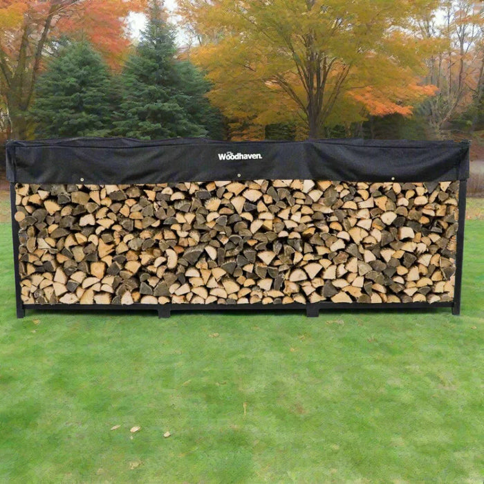 The Woodhaven 12ft Firewood Rack