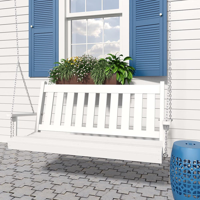 Keystone Amish Co. 4 Foot Franklin Poly Composite Porch Swing, Turf Green