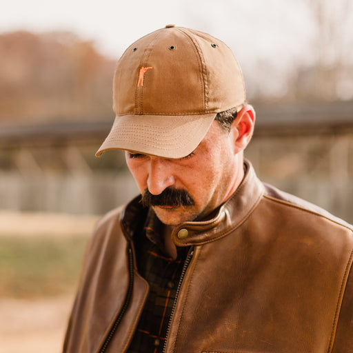 arthur-field-hat-waxed-cotton-made-in-usa-wearing