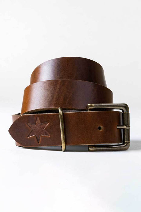 Chicago Tan Leather Belt
