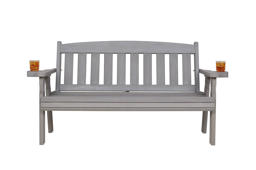 Amish Casual 4 Foot Mission Wood Garden Bench