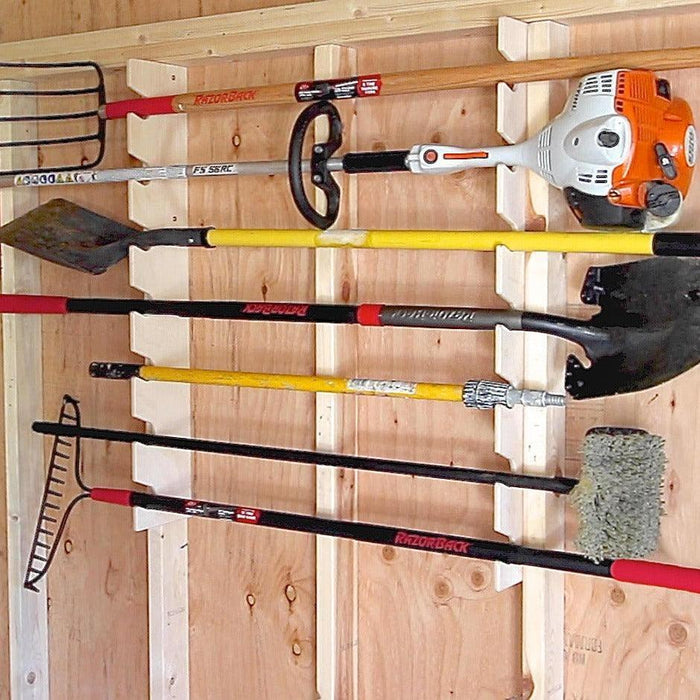 Yard Tool Storage Rack