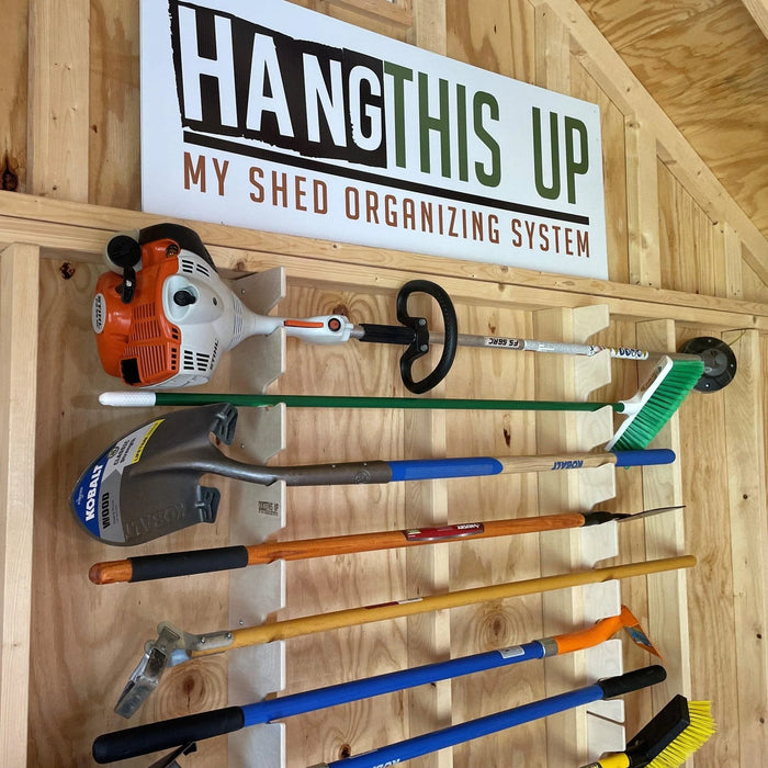 Yard Tool Storage Rack