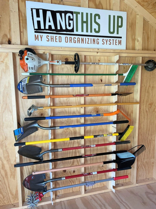Yard Tool Storage Rack