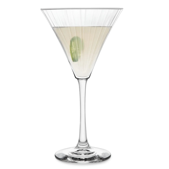 Paneled Martini Glasses, 9.5 ounce, Set of 4