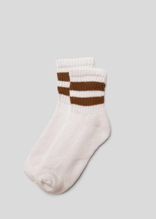 The Mono Stripe Quarter Crew Sock