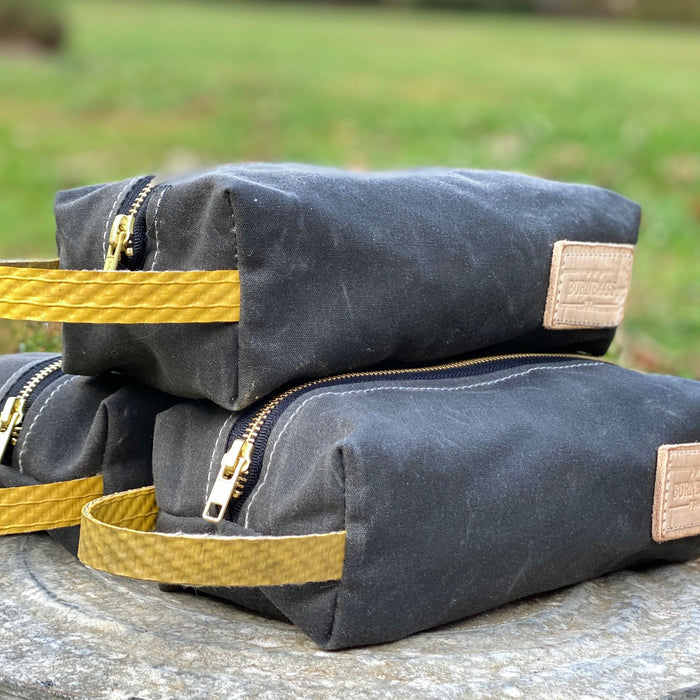 Charcoal Gray Dopp Burn Bag