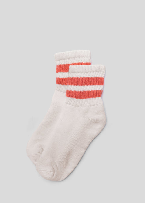 The Mono Stripe Quarter Crew Sock