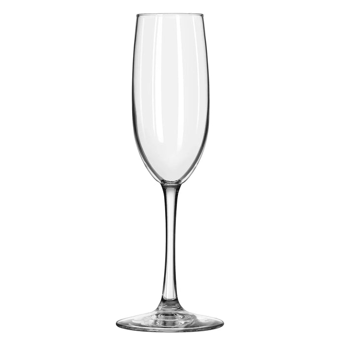 Flute Glasses, 8 ounce, Set of 6