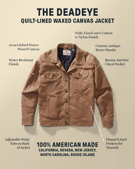 Deadeye Waxed Canvas Trucker Jacket