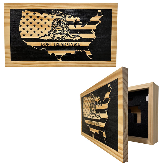 Don't Tread On Me Wall-Mounted Gun Cabinet