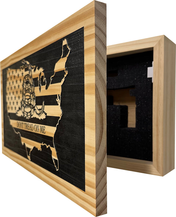 Don't Tread On Me Wall-Mounted Gun Cabinet