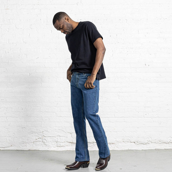 100% Cotton Boot Cut Stone Wash