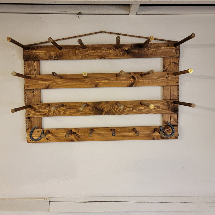 Handcrafted 9-Cowboy Hat Rack Organizer