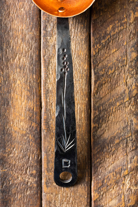 Hand Forged "Sotol" Copper & Stainless Coffee Scoop